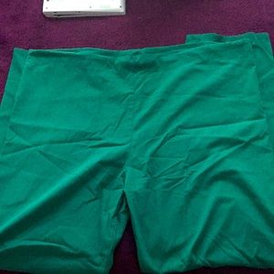 Green scrub pants , size : M ,